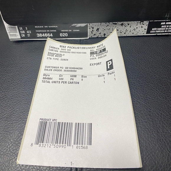 Nike Air Jordan 6 Black Cat size 9 pre owned - Picture 2 of 8